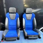 nogaro blue alcantara seats off b6 Audi s4. - Image 2