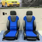nogaro blue alcantara seats off b6 Audi s4.